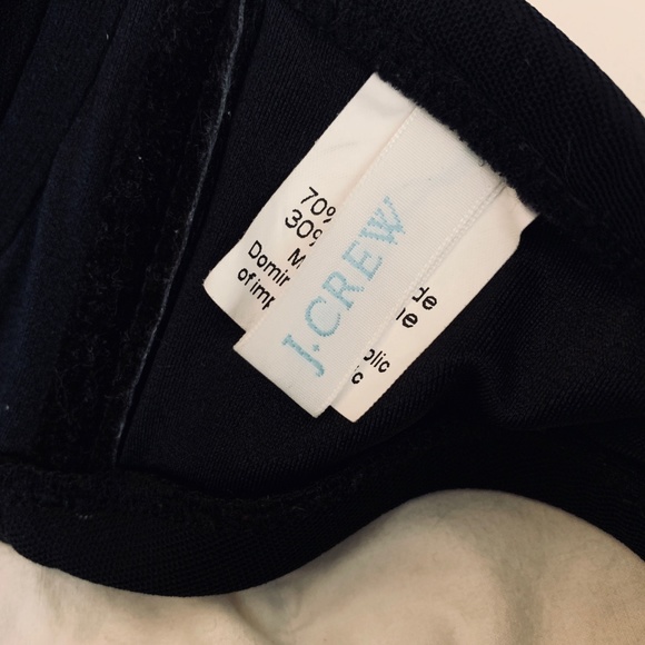 j crew black ruched bikini top 32D medium - Picture 2 of 8